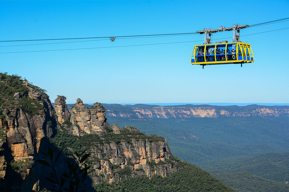 Scenic Skyway and Three Sisters Blue Mountains