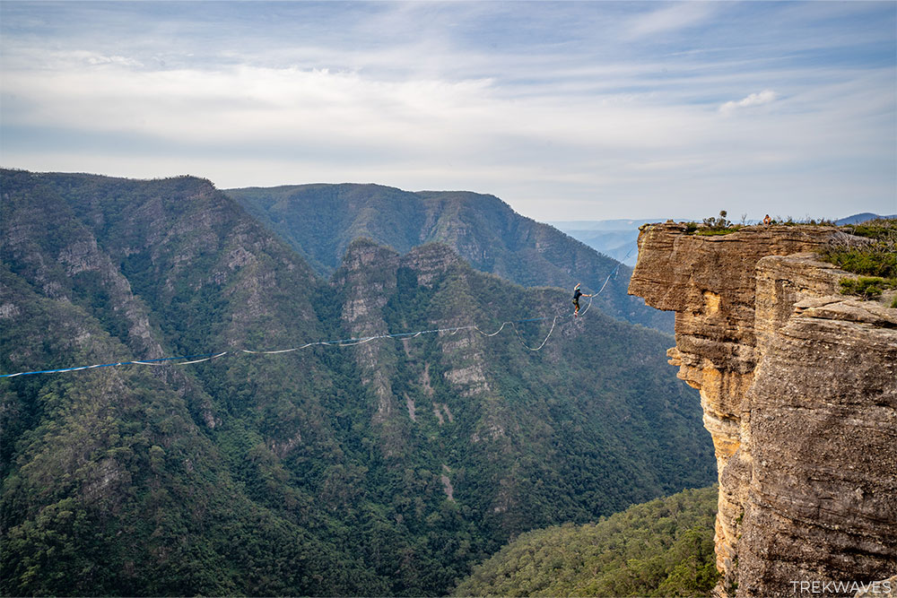 skylining over kanangra walls plateau cliff