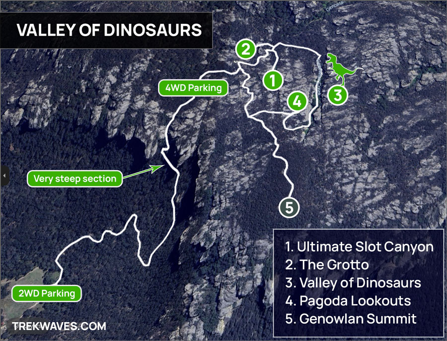 valley of dinosaurs trail map 2