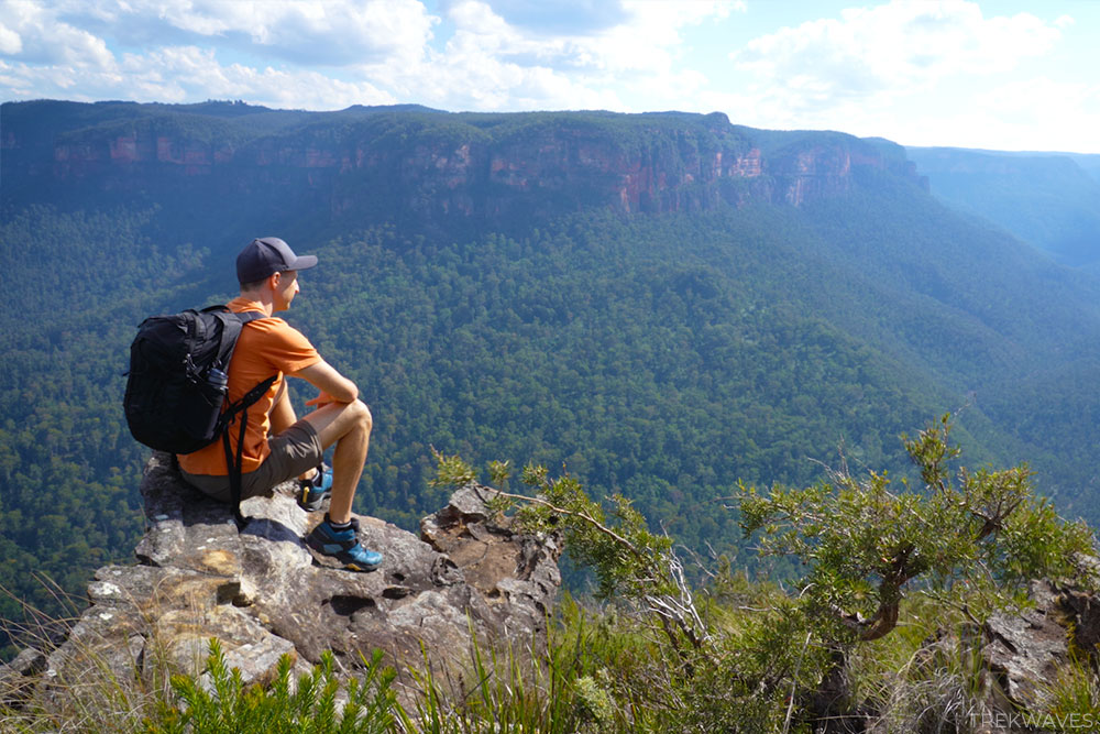 Banks Walls Lookout overlooking Grose Valley