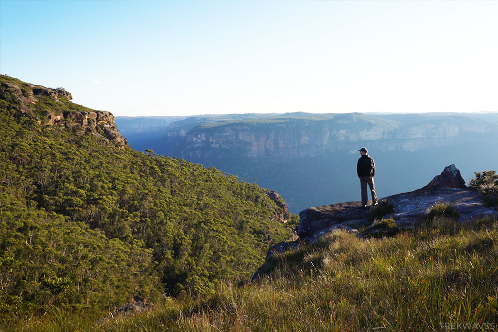 Enjoying Sunset Views At Mount Banks Base