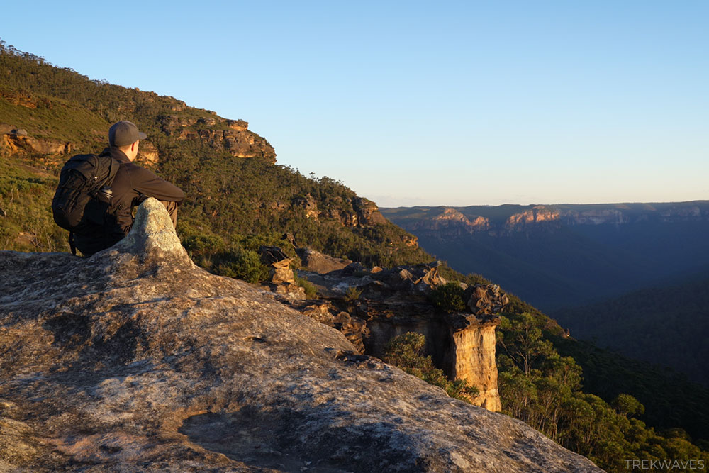 Enjoying Sunset at Mount Banks
