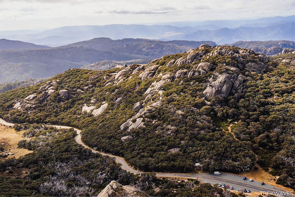 mount buffalo road from the hump track 1