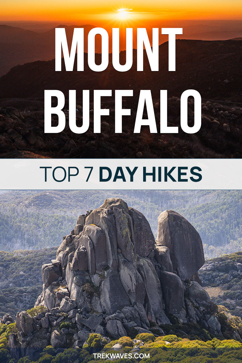mount buffallo best day hikes pin