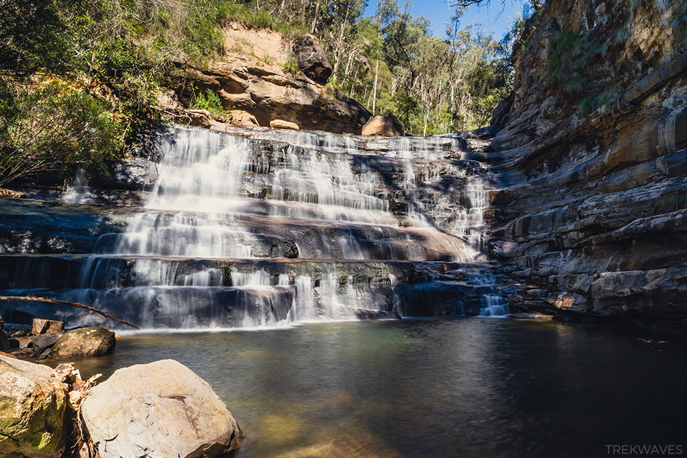 victoria cascades at blue mountains