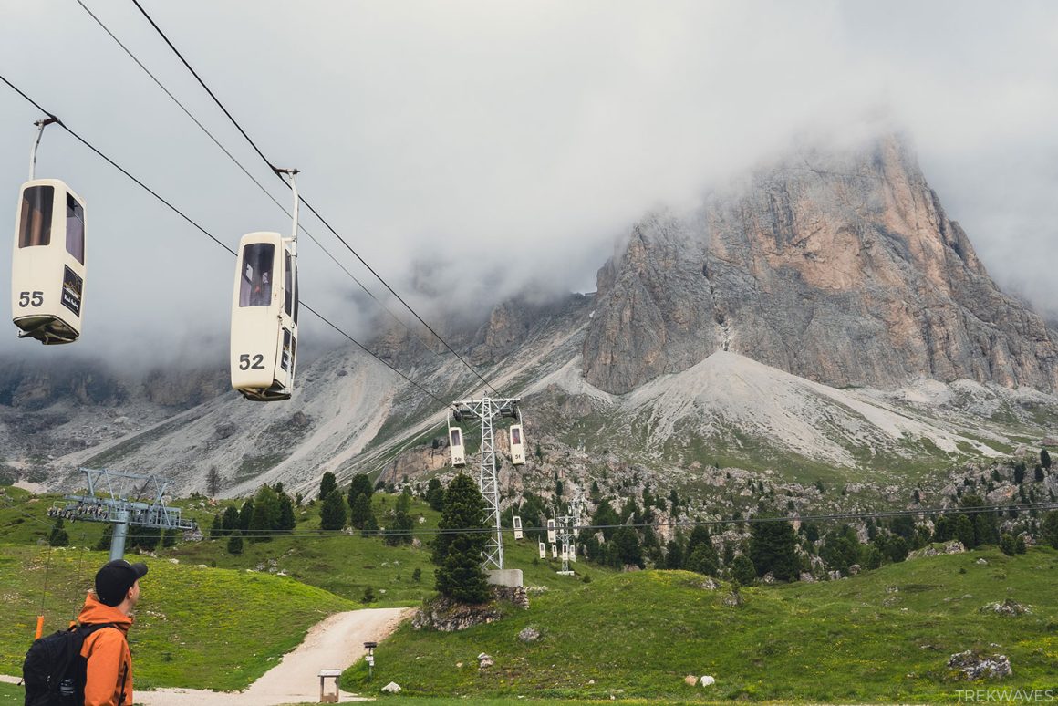 Telecabin Forcella del Sassolungo