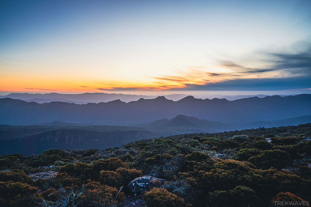 mount william at sunset grampians national park