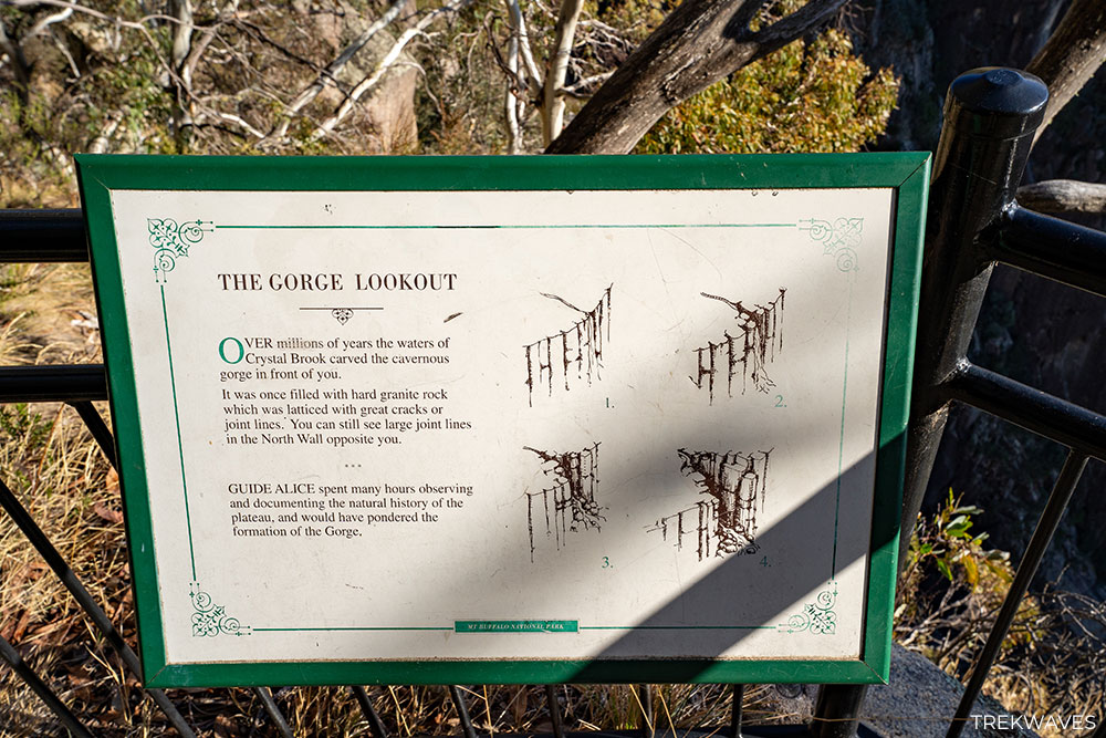 gorge lookout geology mount buffalo