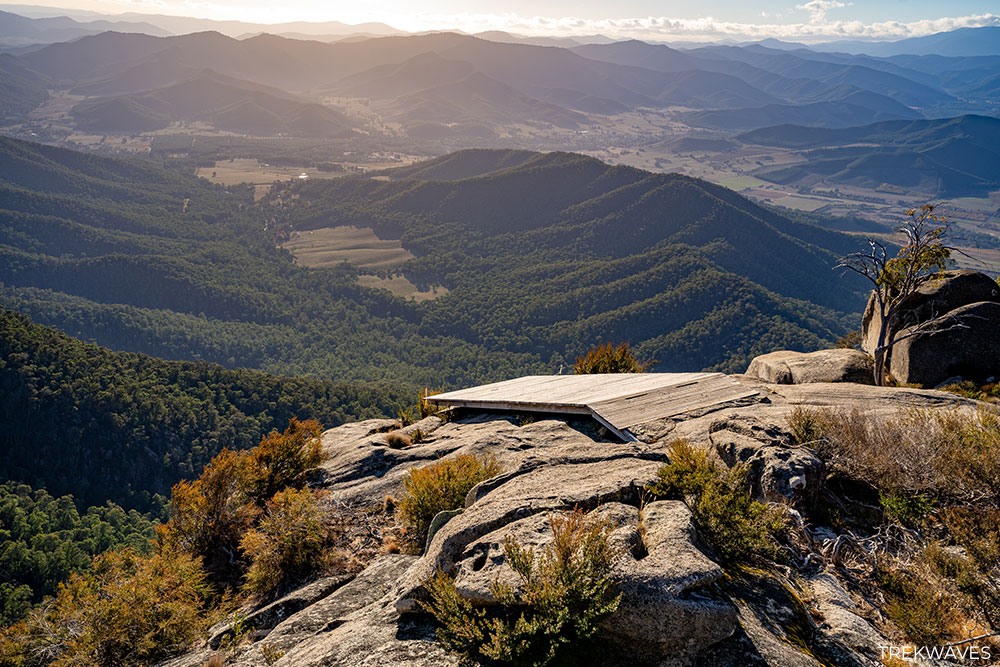 mount buffalo glider launch platform