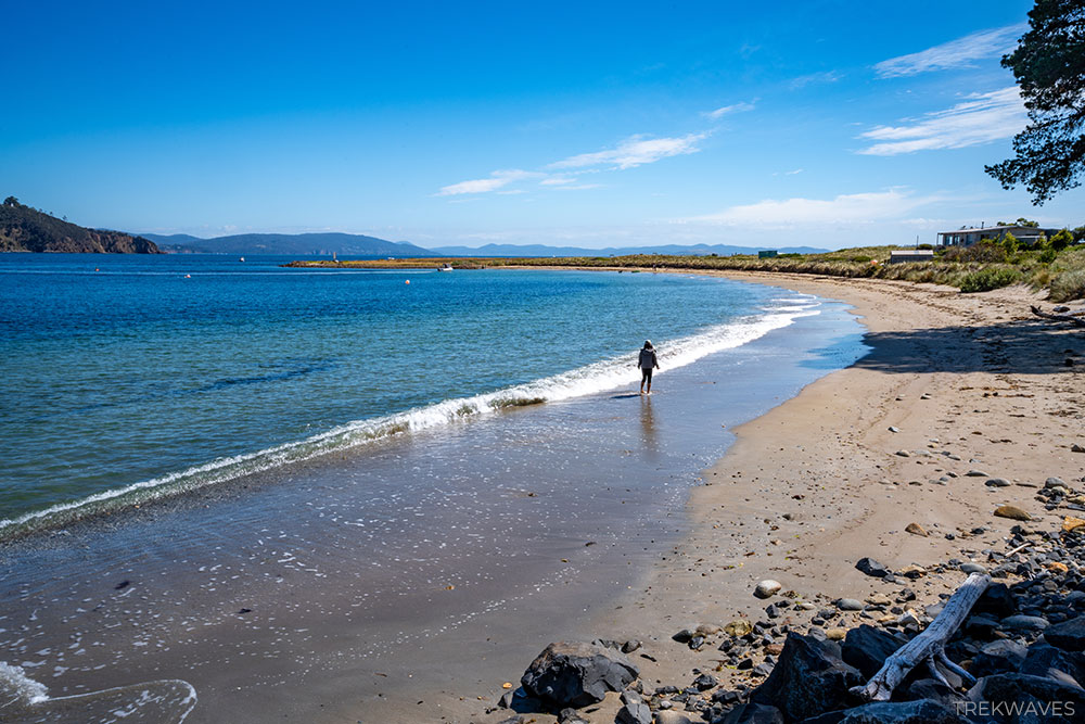 dennes point beach bruny island