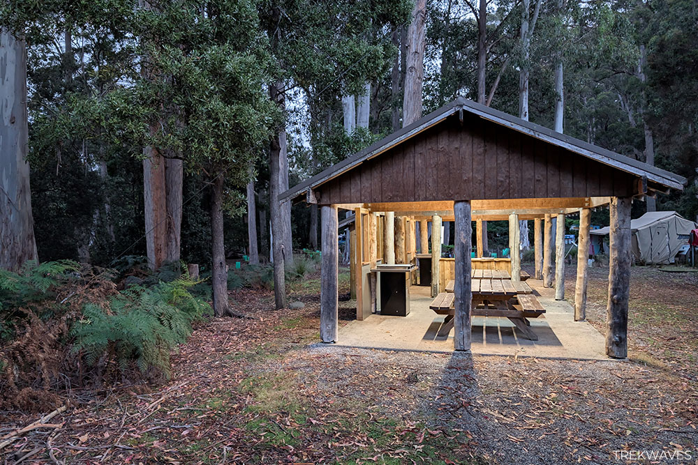 mt field national park campground kitchen