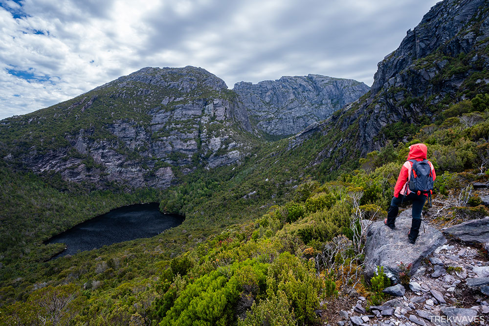 mt murchison hike tasmania shaded creek