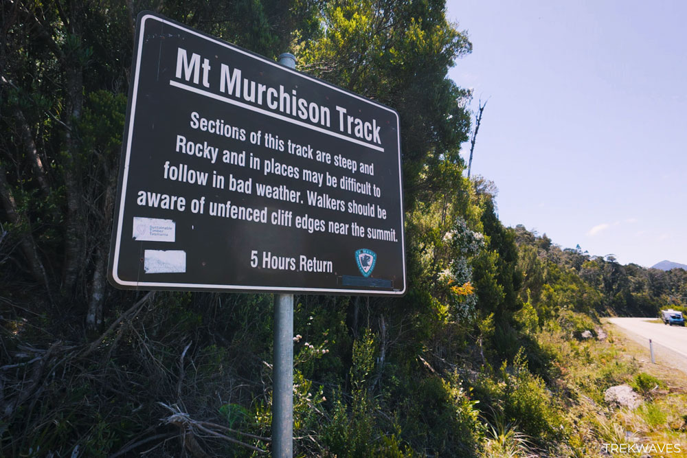 Mt Murchison Hike Trail Start