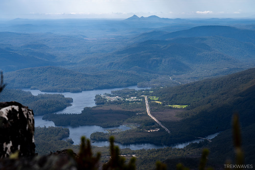 mt murchison summit view tullah lake rosebery