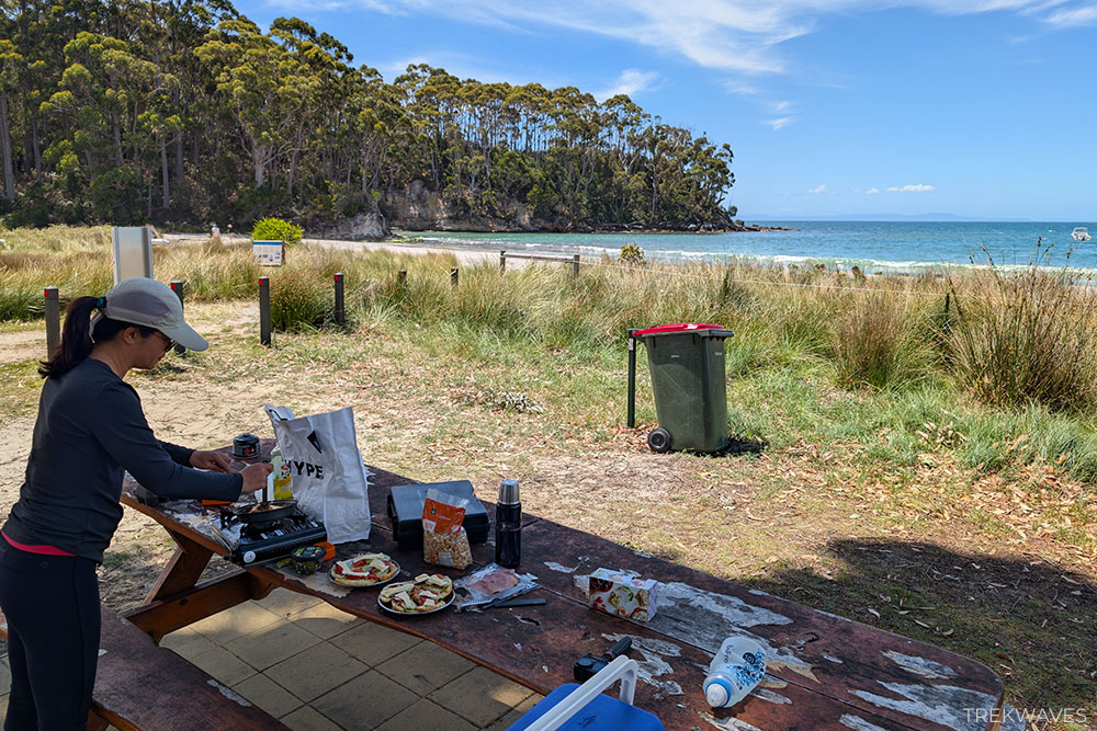 quiet corner adventure bay bruny island
