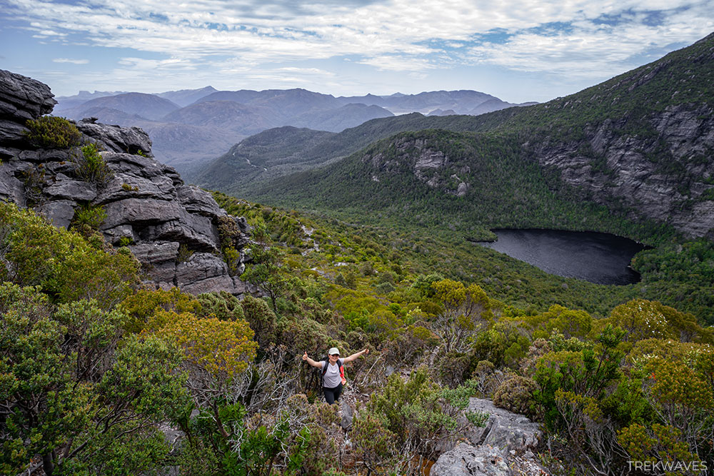 shaded creek mt murchison trail tasmania hike