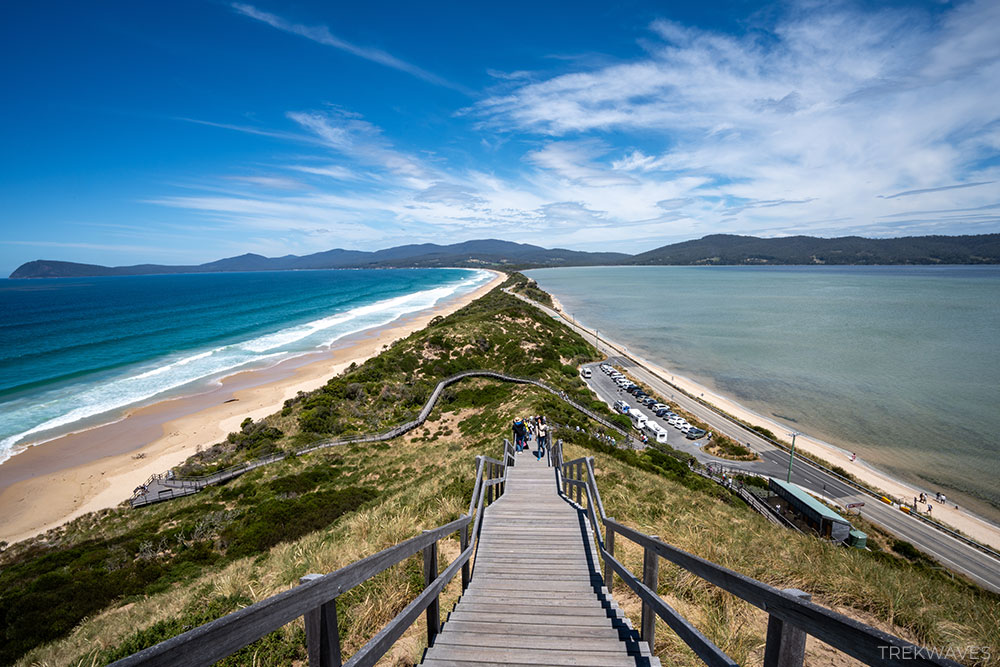 the neck truganini lookout bruny island tasmania