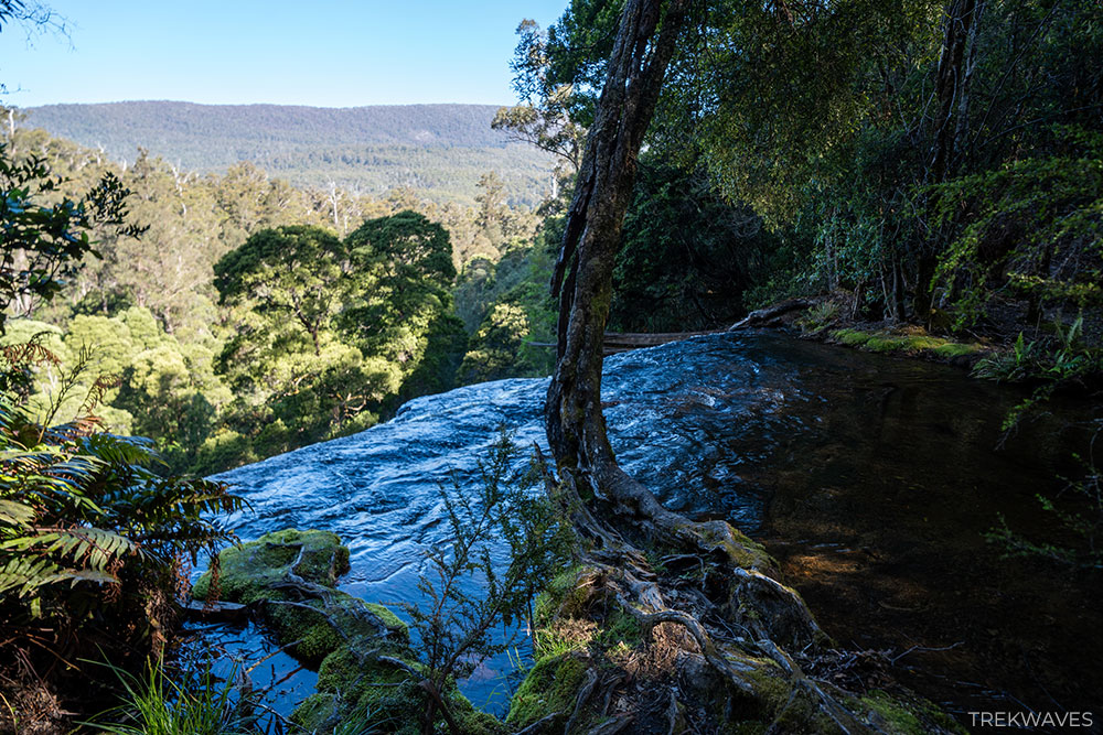 top of russell falls mt field national park