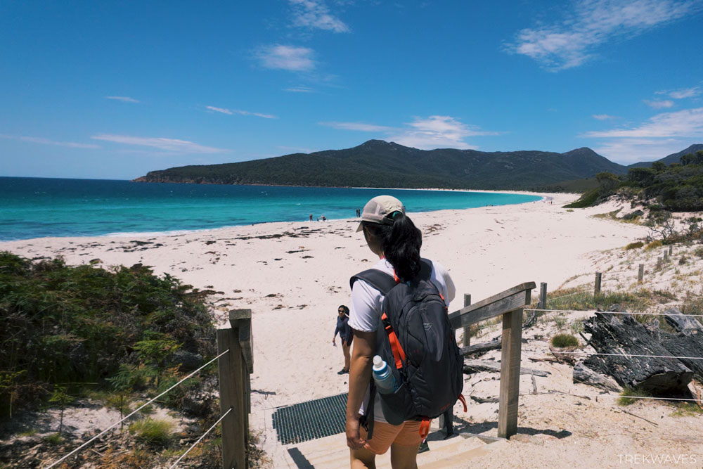 wineglass bay beach freycinet national park tasmania