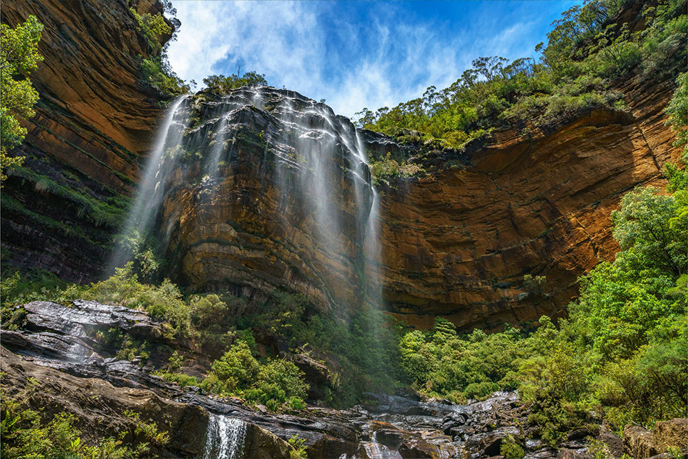 upper wentworth falls blue mountains
