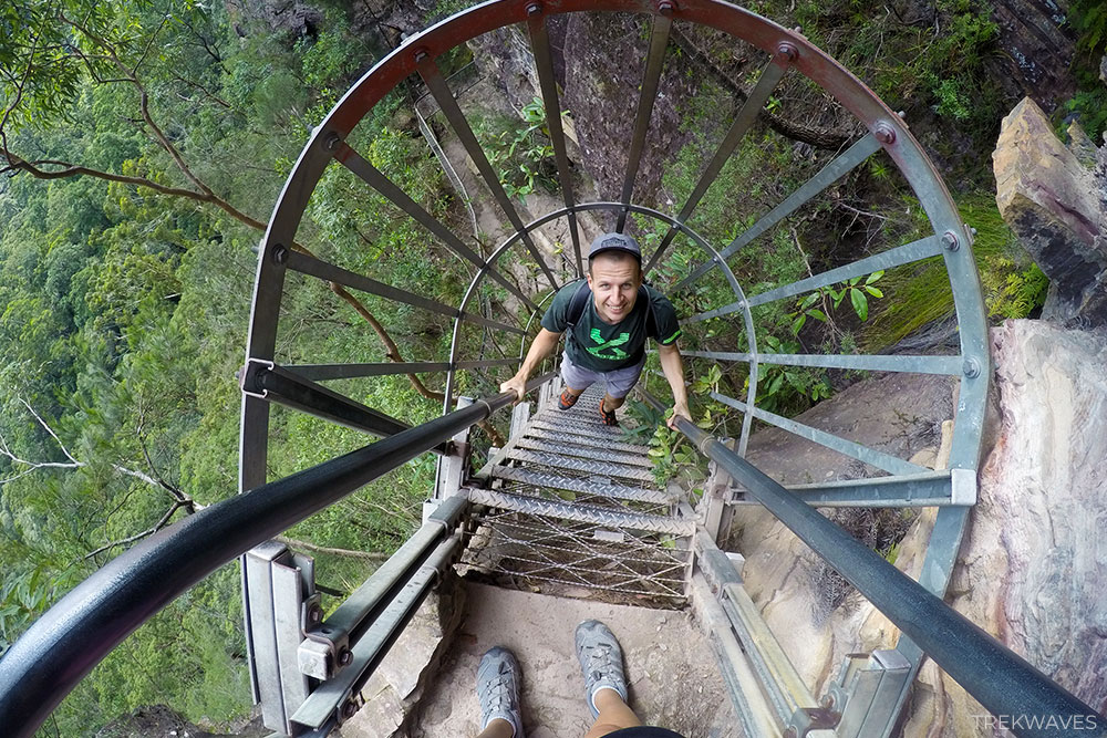 wentworth pass hike blue mountains slack stairs