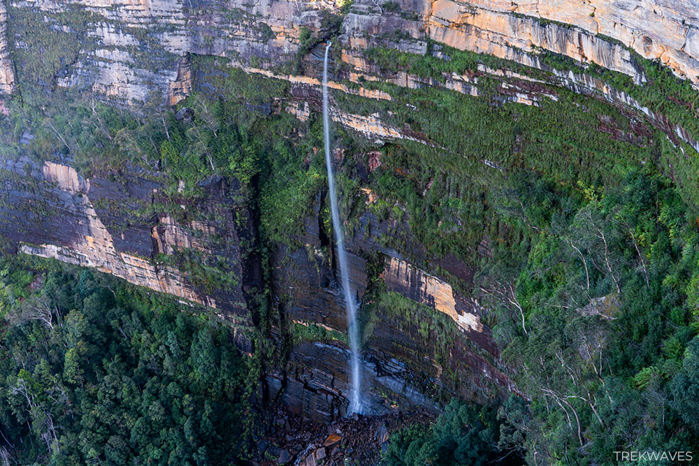 horseshoe falls from cripps lookout blue mountains