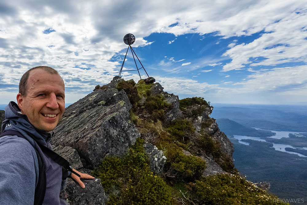 mount murchison summit hike tasmania west coast