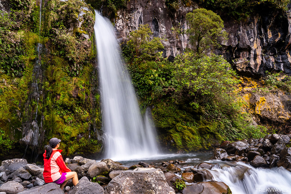 dawson falls egmont national park new zealand
