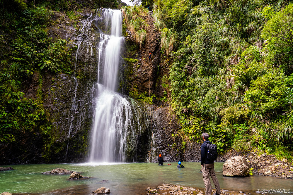 kitekite falls waitakere ranges new zealand