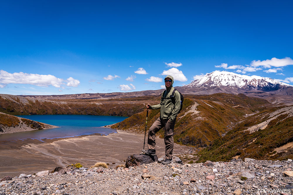 lower tama lake and mt ruapehu tongariro