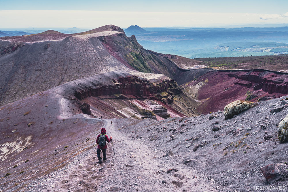 mount tarawera hike rotorua new zealand