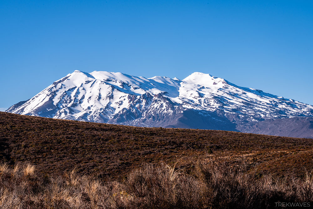 mt ruapehu from magatepopo valley