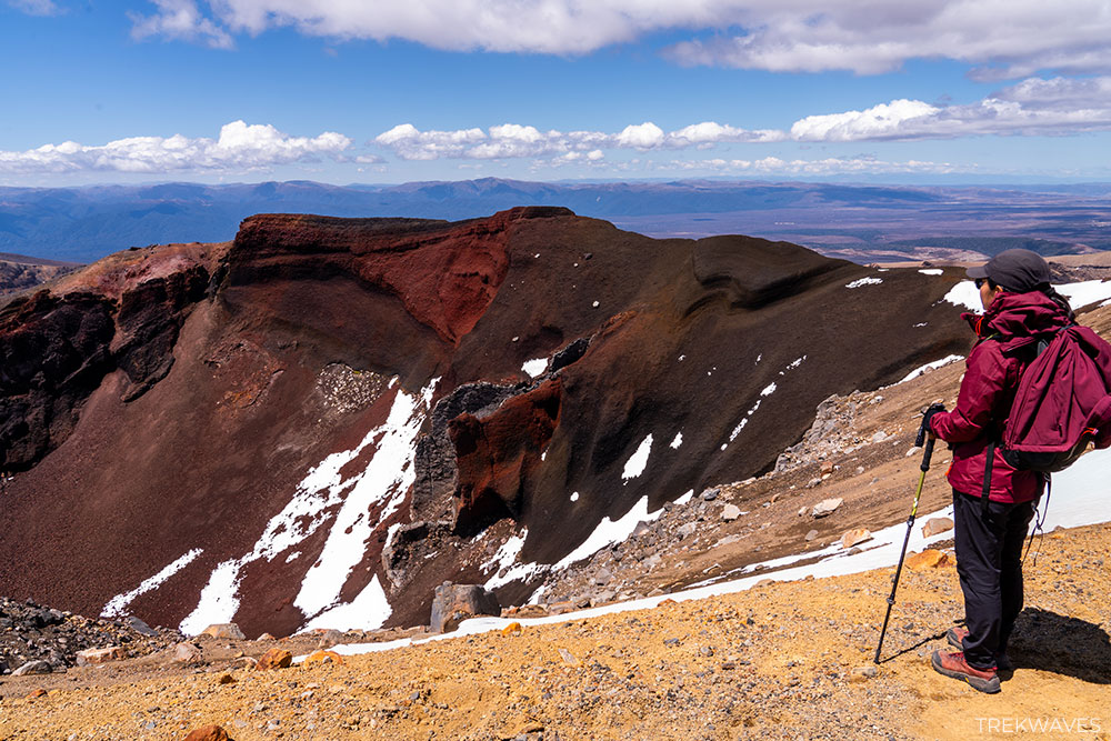 red crater tongariro alpine crossing