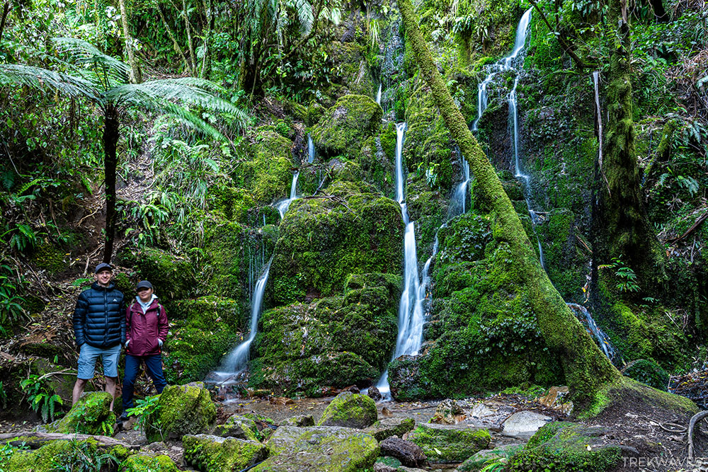 te auheke waterfall New Zealand