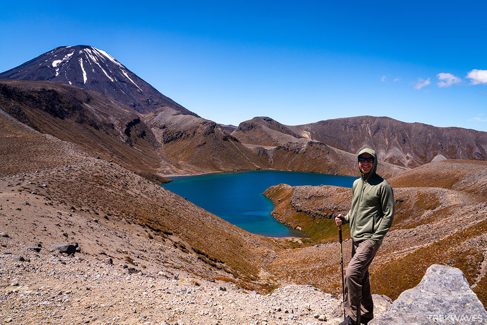 upeer tama lake and mt ngauruhoe tongariro