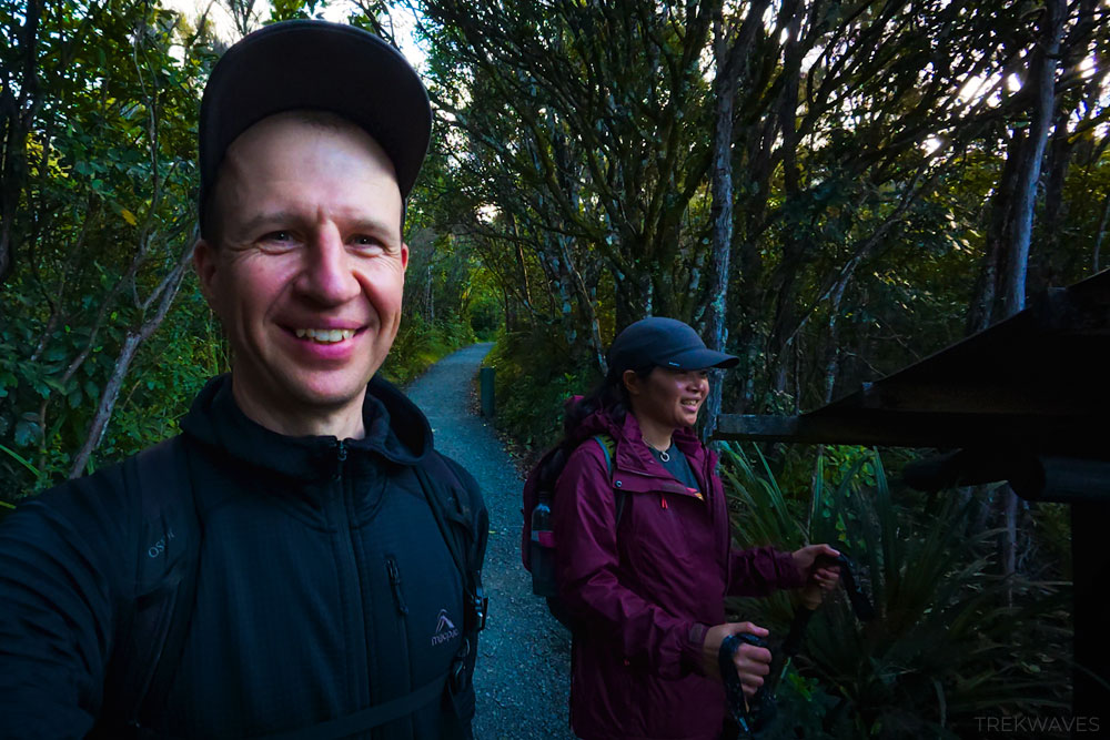 ketetahi car park tongariro crossing trail end