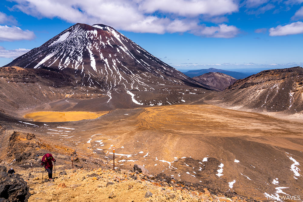 south crater view tongariro alpine crossing