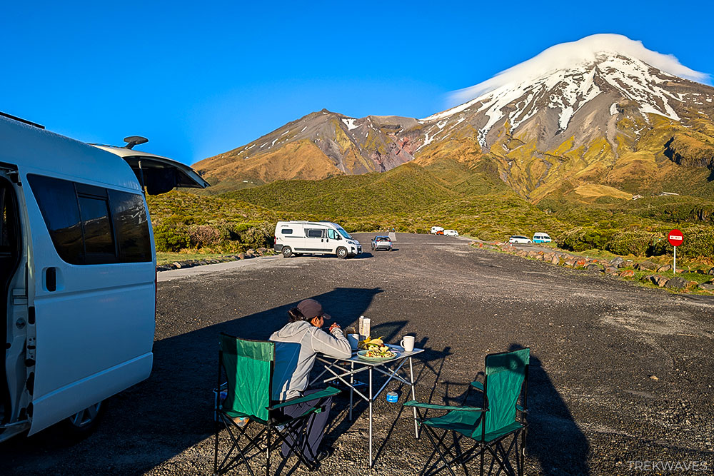 camping stratford plateau carpark mt taranaki