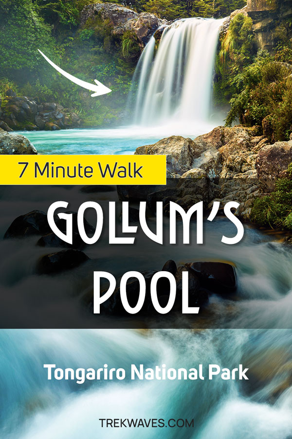 gollums pool tawhai falls walk tongariro new zealand