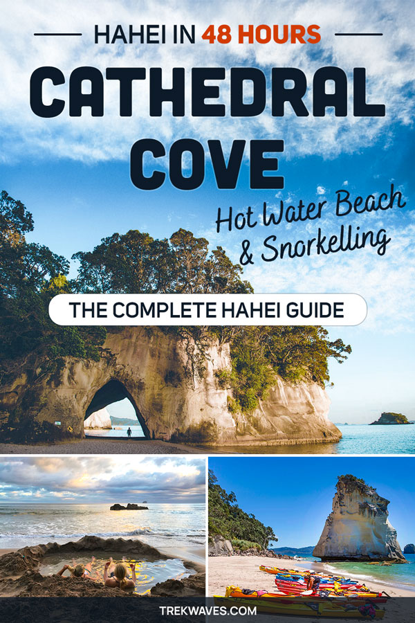 hahei travel guide coromandel new zealand cathedral cove hot water beach