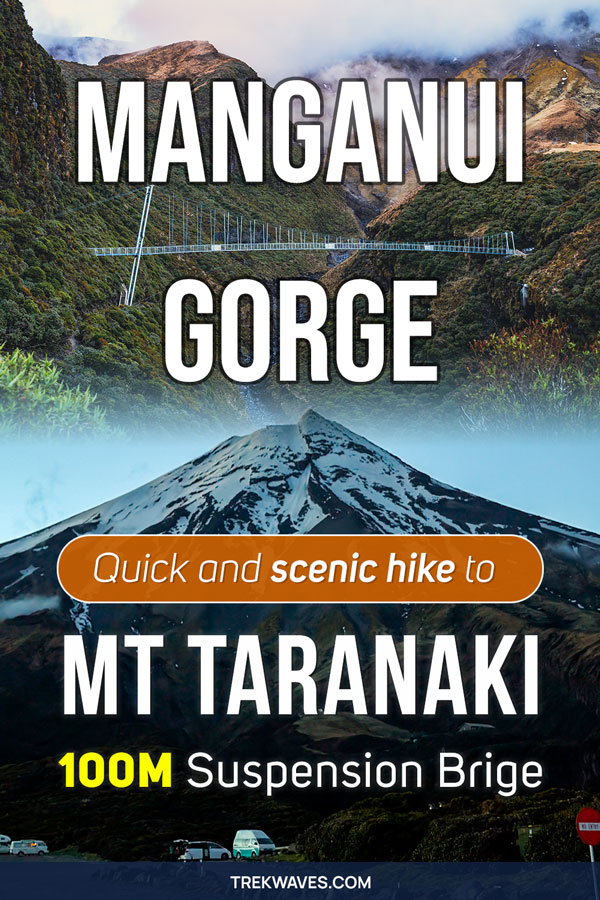 manganui gorge track guide mt taranaki stratford plateau new zealand