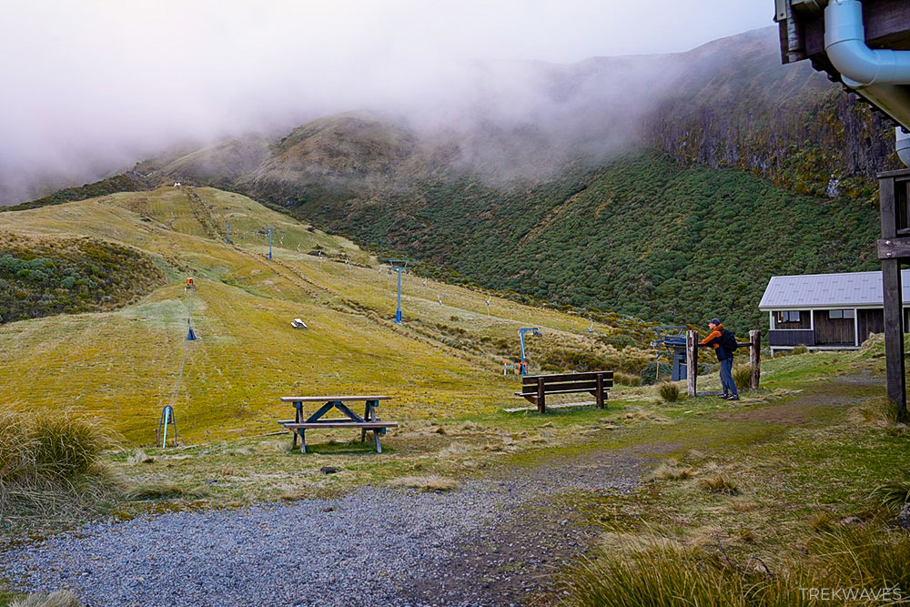 manganui ski area mt taranaki new zealand