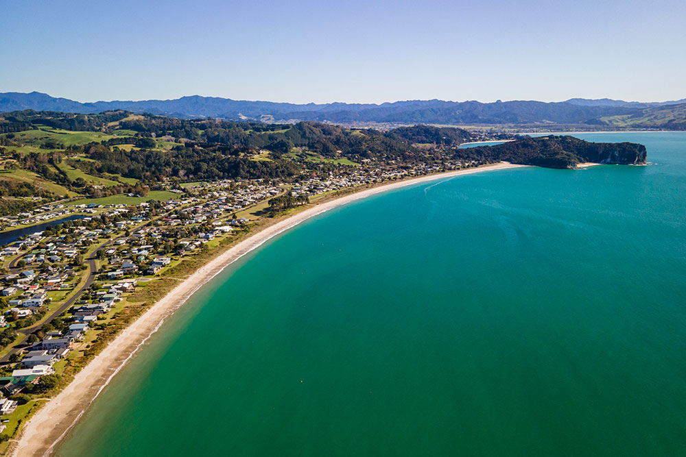mercury bay cooks beach coromandel new zealand