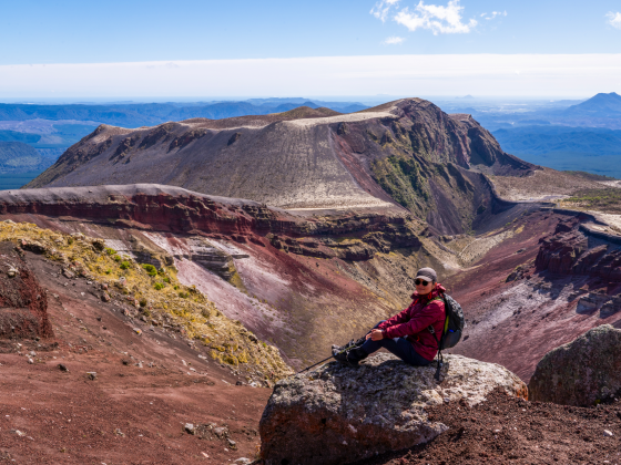 mt tarawea volcano guided hike rotorua new zealand