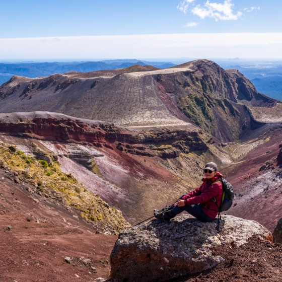 mt tarawea volcano guided hike rotorua new zealand