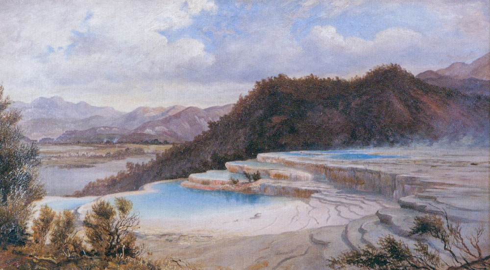 mt tarawera pink terraces charles bloomfield