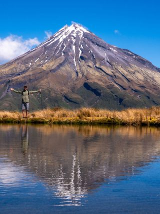 pouakai tarns via mangorei track taranaki egmont national park nz