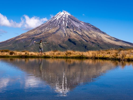 pouakai tarns via mangorei track taranaki egmont national park nz