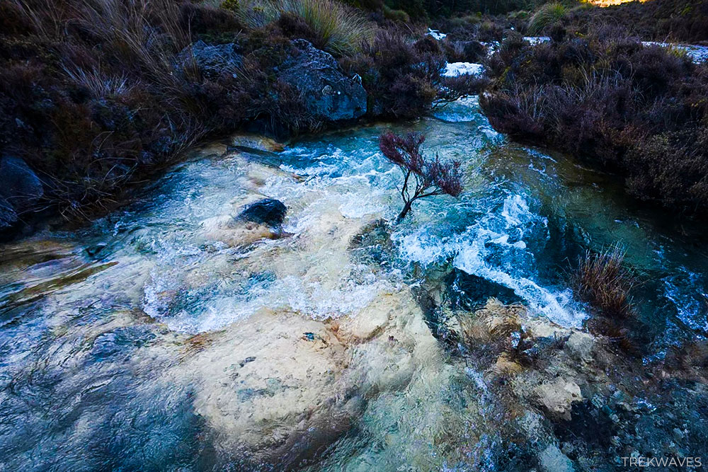 silica rapids waikare stream tongariro new zealand
