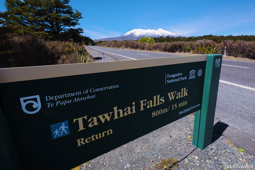 tawhai falls trailhead tongariro national park